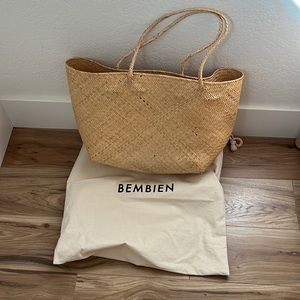 SALE!! bembien lola rattan tote bag